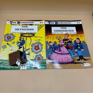 The Bluecoats Vol. 3 & 4  The Skyriders & The Greenhorn - Lambil & Cauvin comics
